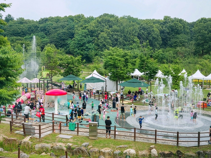 Le Jungnang Camping Forest (Jungnang-gu). &copy; Ville de S&eacute;oul