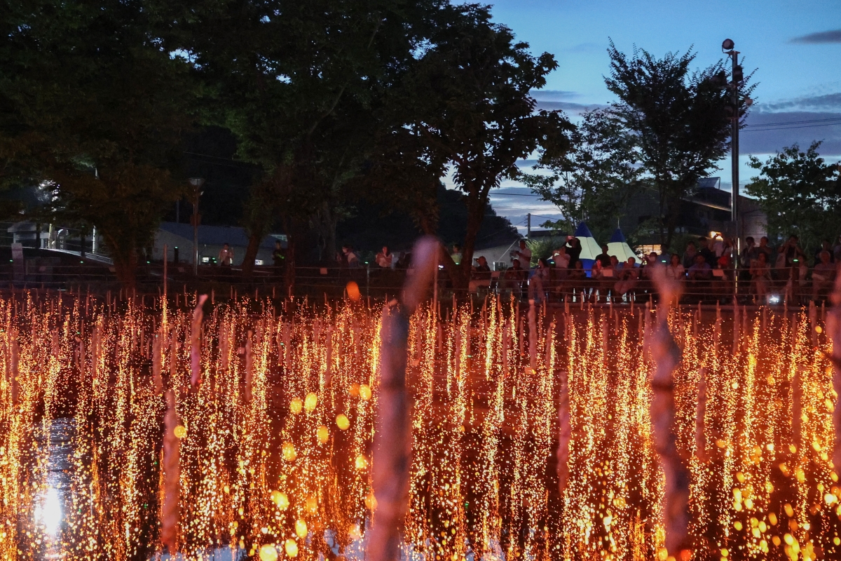 Un spectacle de nakhwa nori se d&eacute;roule &agrave; Haman, dans le Gyeongsangnam-do, le 27 juillet 2026. &copy; Park Dae-jin / Korea.net