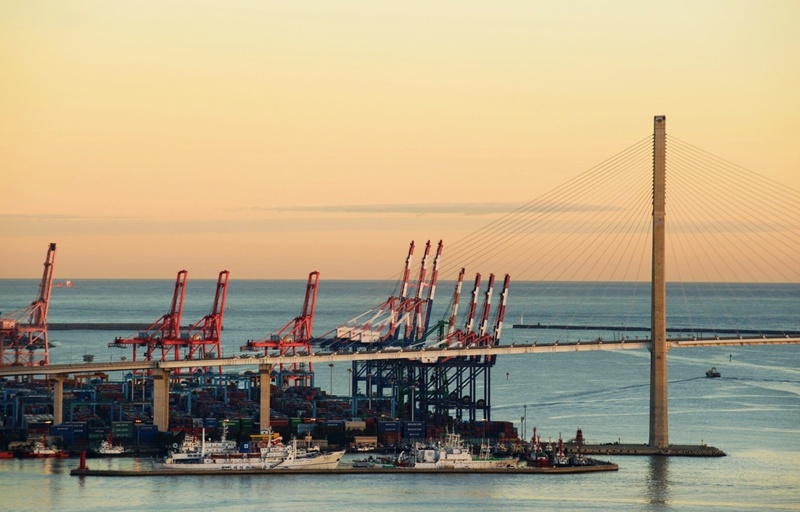 Le port de Busan. &copy; Busan Port Authority