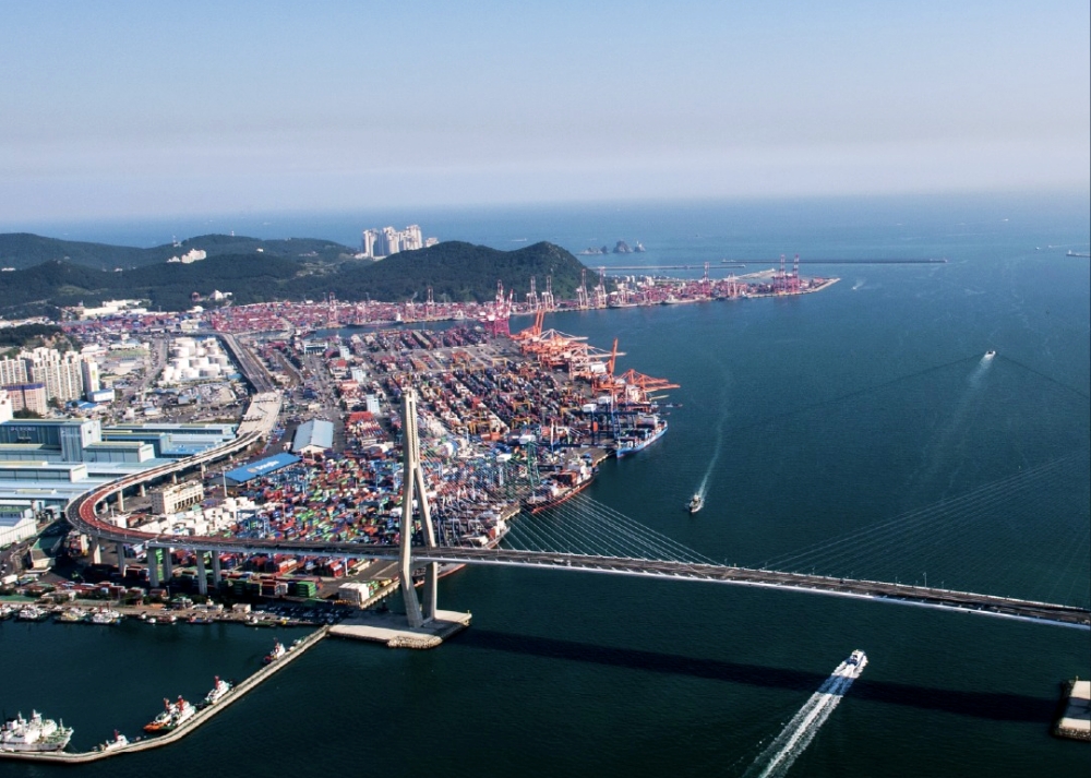 Le port Nord du port de Busan © Busan Port Authority