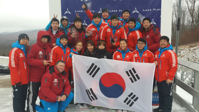 아메리카컵 봅슬레이 1~8차 대회에서 선전한 한국 봅슬레이 대표팀 (사진: 대한봅슬레이스켈레톤경기연맹 제공)
