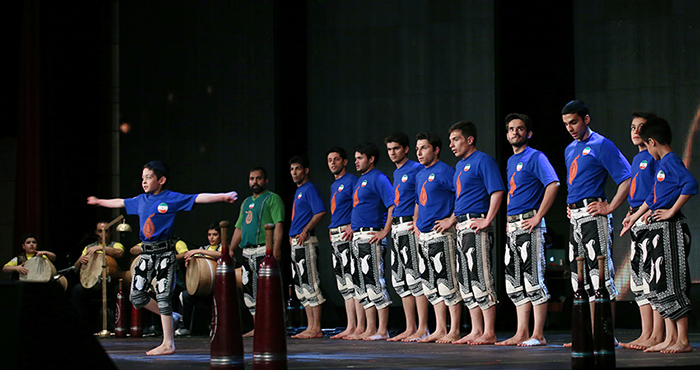 Iranian athletes showcase zurkhaneh, an ancient Persian martial art, as part of the Korea-Iran One Heart Festival.