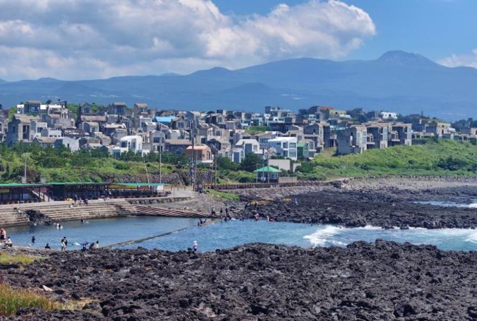 Baignade à Jeju