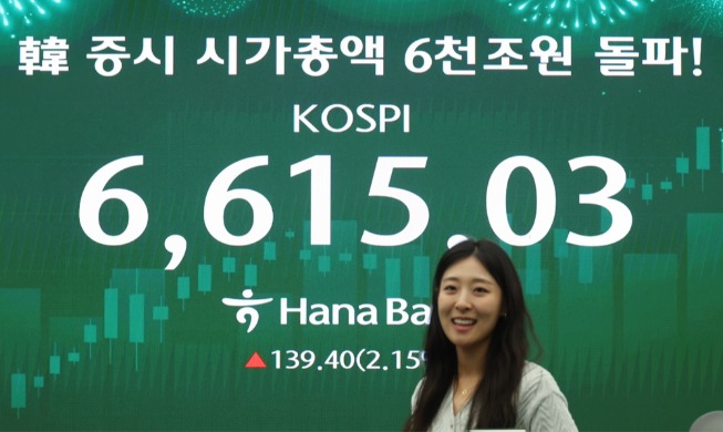 La bourse de Séoul dépasse les 6 600 points