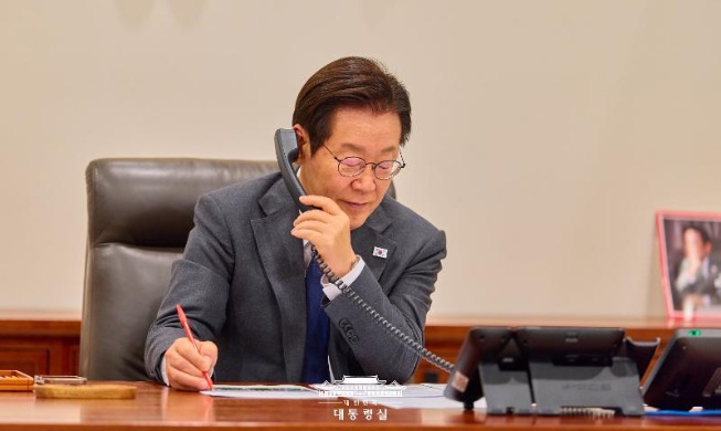 Le président Lee Jae Myung s’est entretenu avec son homologue égyptien Abdel Fattah El Sisi