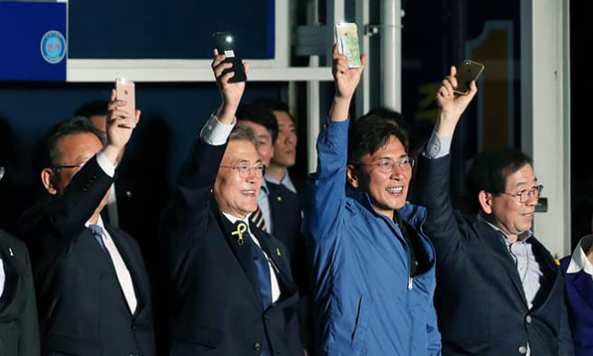 Moon Jae-in semble remporter la victoire à la 19ème élection présidentielle