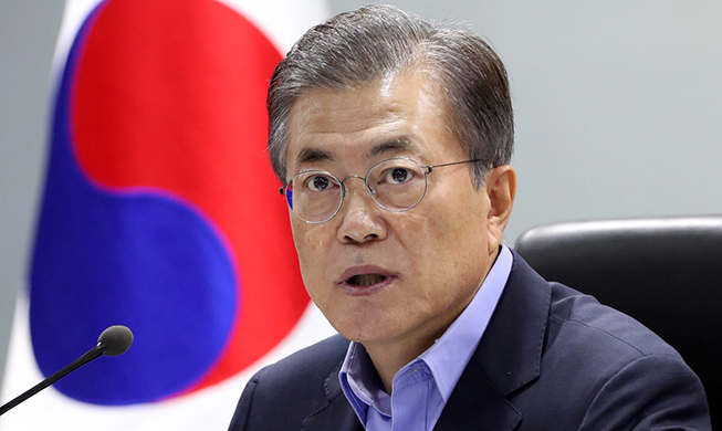 Moon, « La communauté internationale travaillera pour faire renoncer Pyongyang aux armes nucléaires »