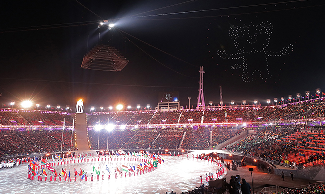 JO de PyeongChang : les yeux rivés sur le spectacle de drones !