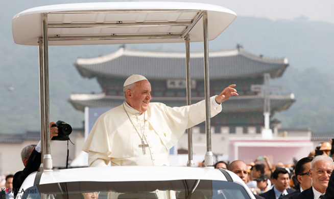 Le Pape François encourage le dialogue en cours sur la péninsule coréenne