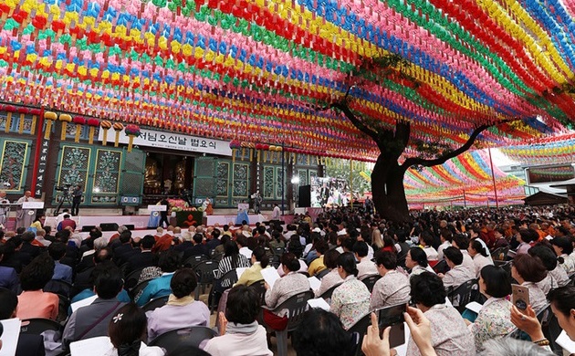 La Corée célèbre la naissance de Bouddha