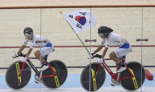 Jeux asiatiques de 2018 : L'équipe cycliste de Na Ahreum remporte la troisième médaille d'or (J11)