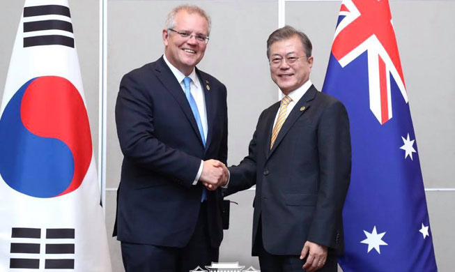 Le sommet avec le Premier ministre australien