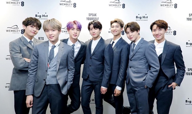 Vif succès du concert de BTS au Wembley Stadium