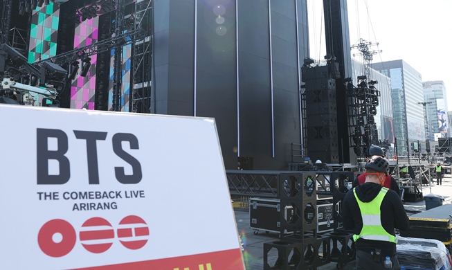 Séoul renforce les mesures de sécurité à l’approche du concert de BTS