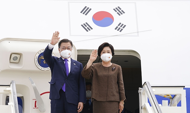 Cheong Wa Dae publie une vidéo de la visite du président Moon dans trois pays européens