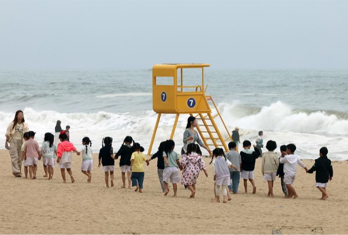 Promenade sur la plage