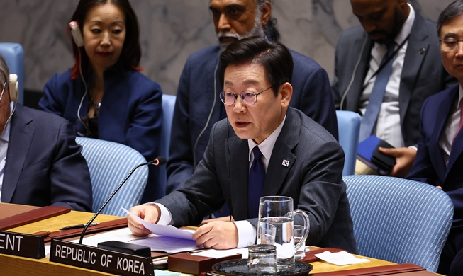 Au Conseil de sécurité de l’ONU, Lee Jae Myung plaide en faveur d'une « IA pour tous »