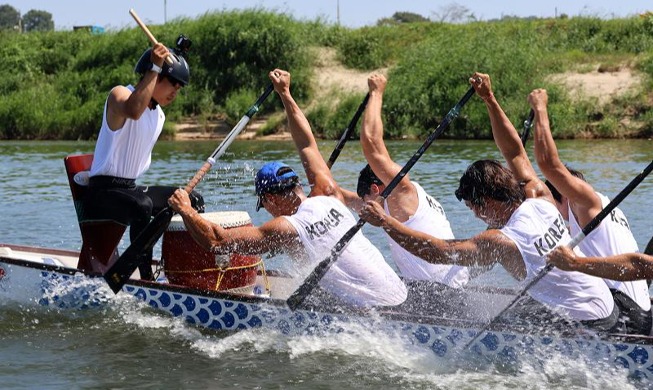 Entraînement de canoé