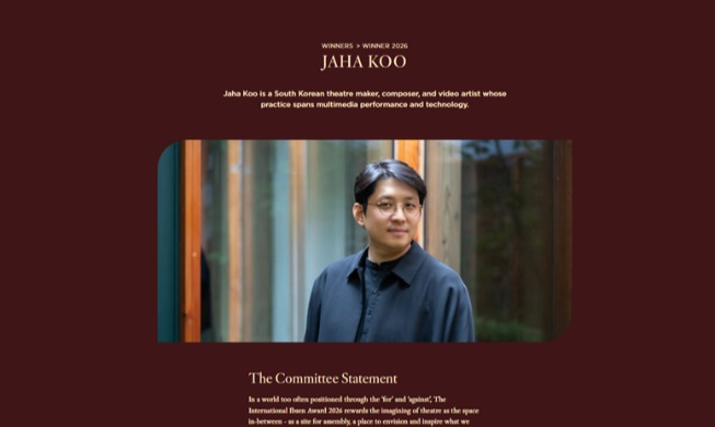 L’artiste multidisciplinaire Koo Ja-ha reçoit le Prix international Ibsen 2026 à Oslo