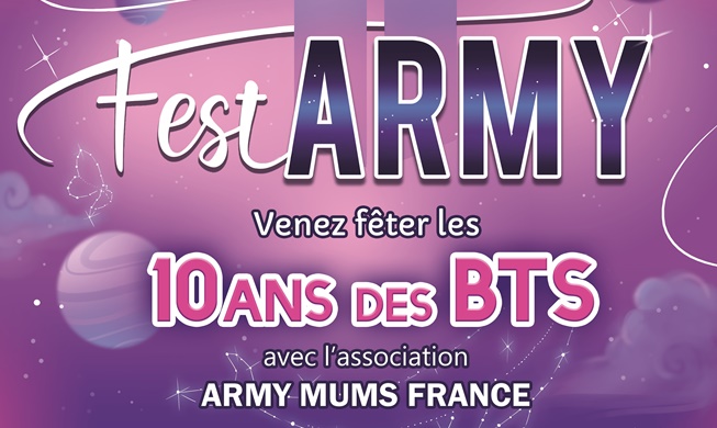 Les Army Mums France vous donnent rendez-vous à Paris pour les 10 ans des BTS