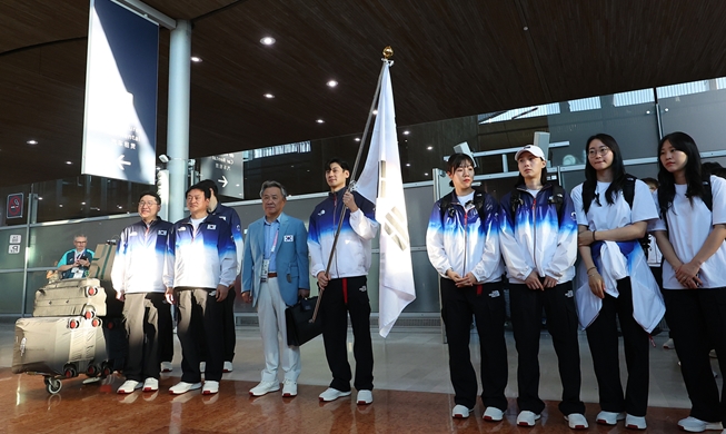 JO 2024 : la délégation coréenne est arrivée à Paris