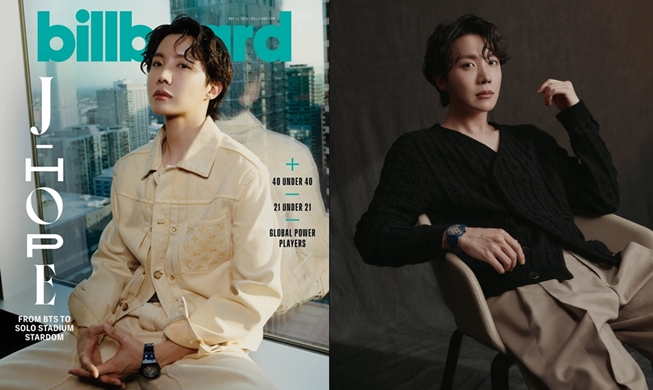 J-Hope est en couverture du magazine Billboard