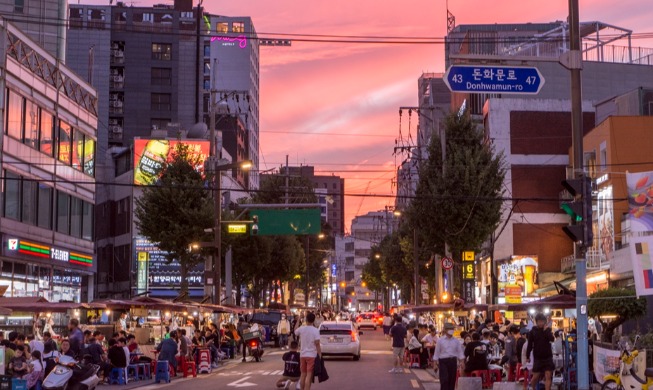 Le quartier de Jongno-3ga, à Séoul, désigné comme le plus branché du monde par Time Out