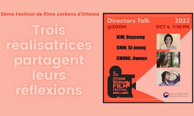 Trois réalisatrices partagent leurs réflexions lors du 5ème Festival de films coréens d'Ottawa