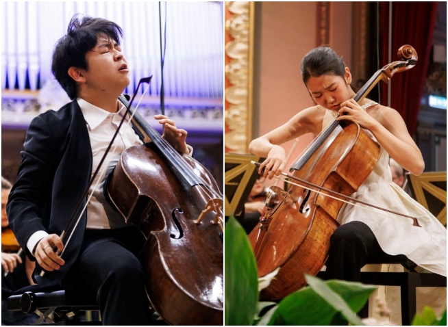 Les violoncellistes Sanghyeok Park et Seojin Jung se distinguent au Concours Enescu 2026
