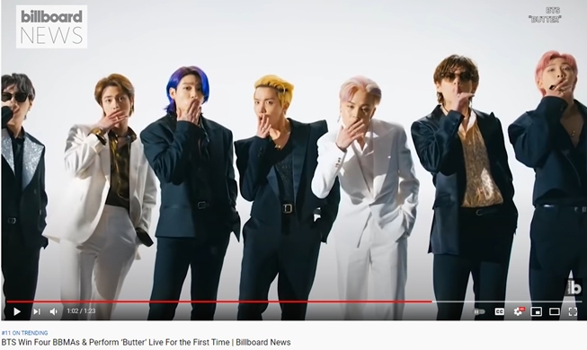 BTS remporte 4 trophées aux Billboard Music Awards