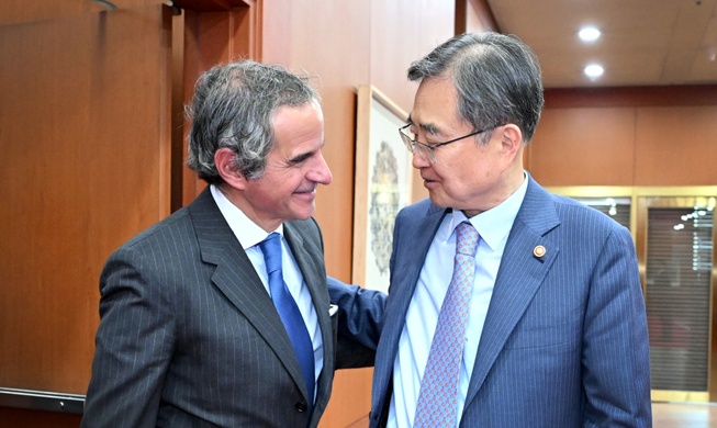 Le ministre des Affaires étrangères s’entretient avec le directeur général de l’AIEA