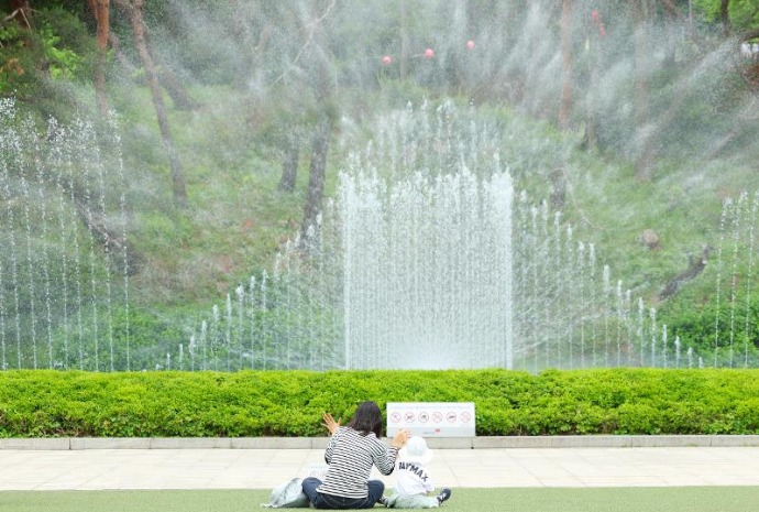 World Music Water Fountain