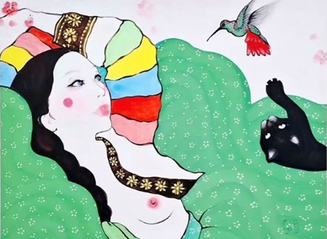 La poésie par les courtisanes, interview avec Sounya Whang