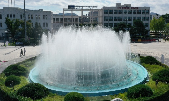 Image du jour : Fontaine rafraîchissante pour la chaleur de fin octobre