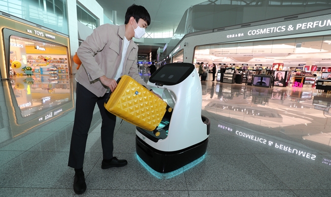 L’aéroport international d’Incheon adopte des véhicules autonomes et des chariots à bagages électroniques