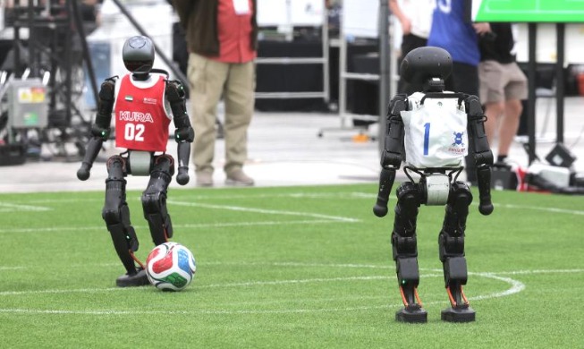 Le tournoi de football robotique RoboCup se déroule à Incheon jusqu'au 6 juillet