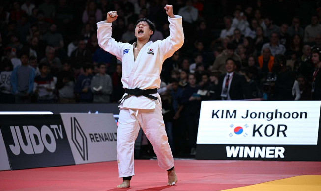 Le judoka Kim Jonghoon remporte l'or chez les -90 kg au Paris Grand Slam 2025