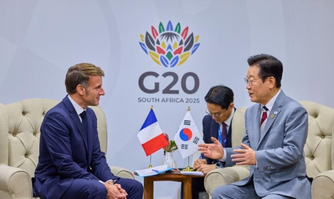Lee Jae Myung et Emmanuel Macron évoquent leur partenariat stratégique en marge du sommet du G20