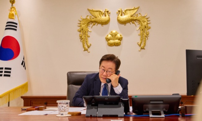 Le président Lee Jae Myung s’est entretenu par téléphone avec son homologue mongol