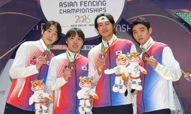 Escrime : les Coréens sacrés champions d'Asie en sabre à New Dehli