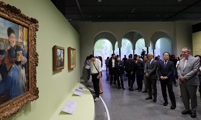 Une exposition d'art marque le 140e anniversaire des liens avec le Royaume-Uni au musée national de Corée