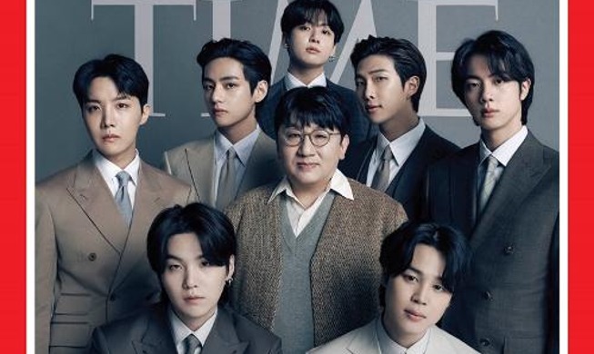 BTS et Bang Si-hyuk à la une du magazine Time