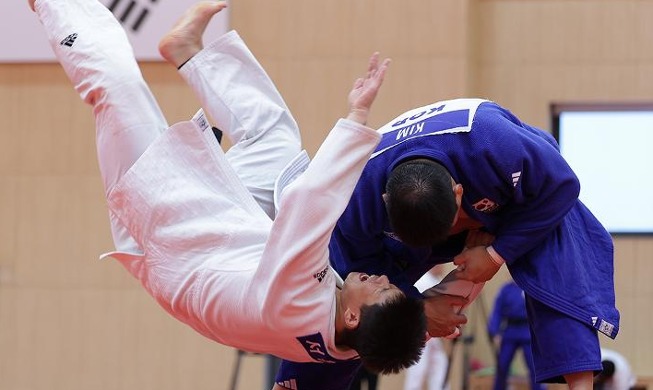 Entraînement de judo