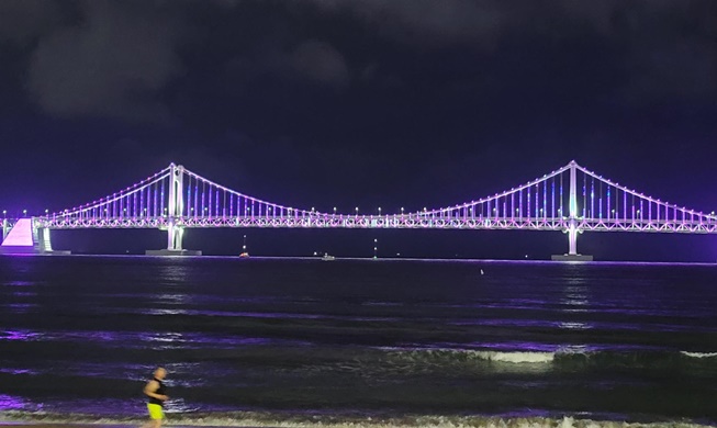 La ville de Busan en violet pour le prochain concert de BTS