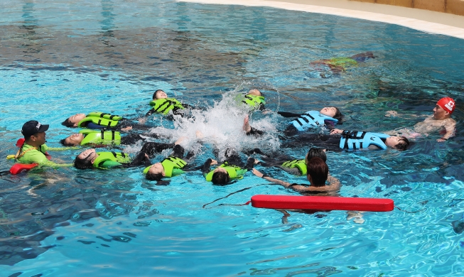 Cours de piscine