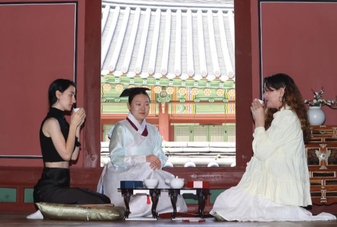 Tea time au palais Changdeokgung