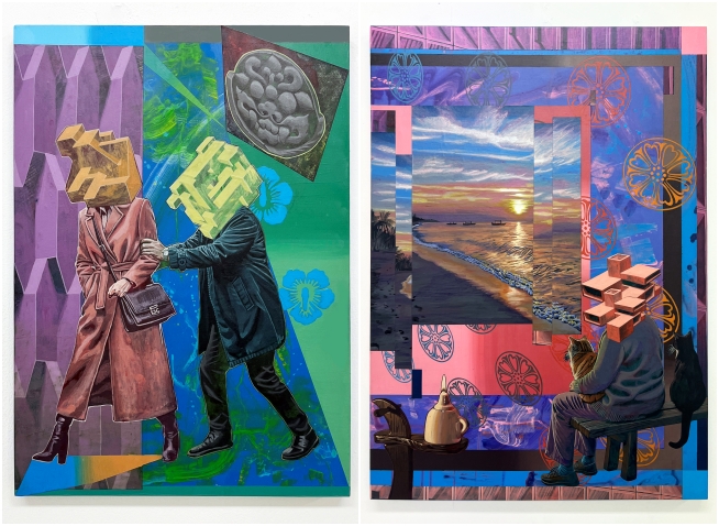 Deux pays, deux parcours de vie : une romancière française et un peintre coréen exposent à Paris jusqu’au 9 mai