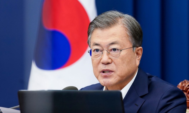 Président Moon : « l'économie devrait revenir à la normale au premier semestre 2021 »