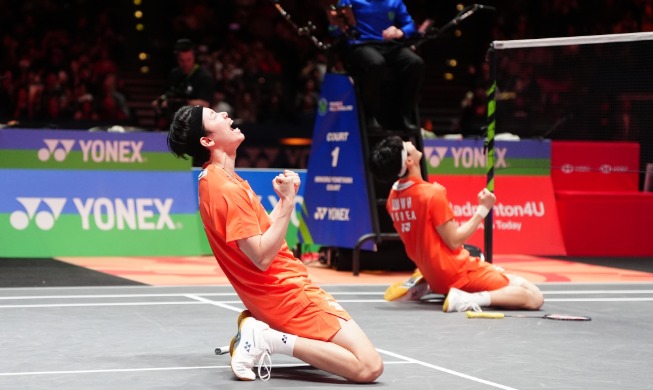 Badminton : Seo Seung-jae et Kim Won-ho remportent l’Open d’Angleterre en double