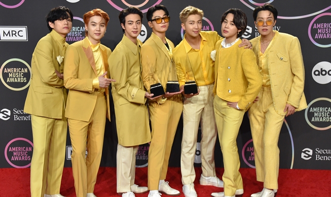 American Music Awards : BTS nommé artiste de l'année